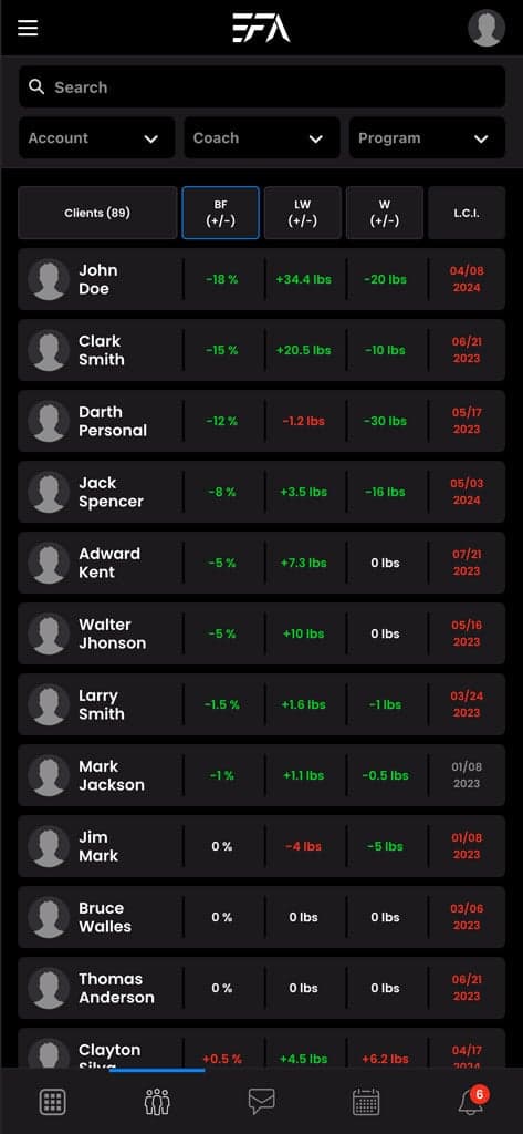 ERA Fit client competition